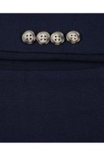 Navy Solid Sports Jacket