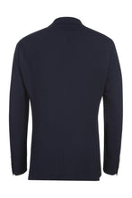 Navy Solid Sports Jacket