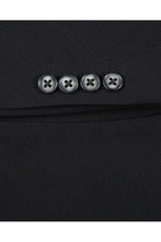 Black Solid Sports Jacket