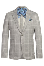 Grey Windowpane Sports Jacket