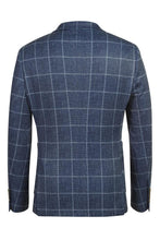 Blue Windowpane Sports Jacket
