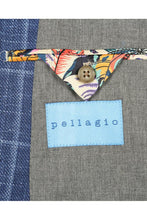 Blue Windowpane Sports Jacket