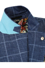 Blue Windowpane Sports Jacket