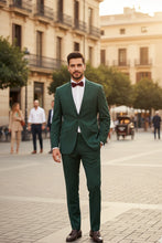 "Rafael" Green 2-Button Notch Suit (2-Piece Set)