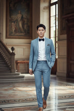 "Rafael" Light Blue 2-Button Notch Suit (2-Piece Set)