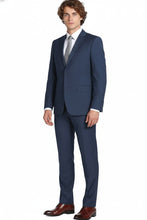 "Rafael" Navy 2-Button Notch Suit (2-Piece Set)