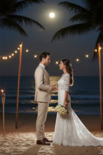 "Rafael" Tan 2-Button Notch Suit (2-Piece Set)