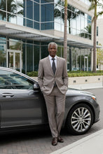 "Rafael" Warm Taupe 2-Button Notch Suit (2-Piece Set)