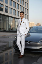 "Rafael" White 2-Button Notch Suit (2-Piece Set)