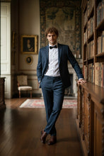 Blue Windowpane 2-Button Notch Suit (2-Piece Set)