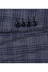 Grey Windowpane Sports Jacket