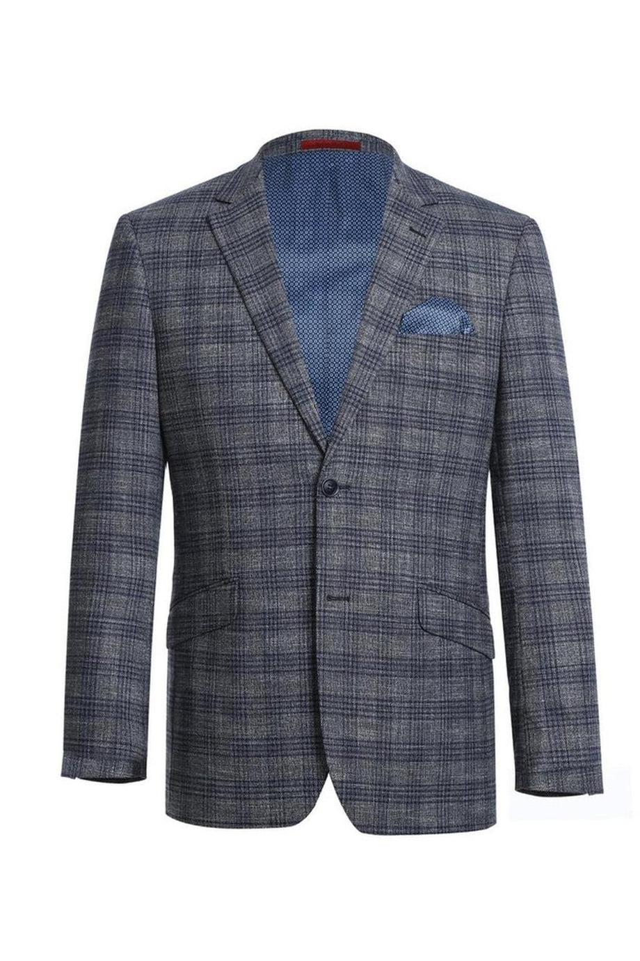 Grey Windowpane Sports Jacket