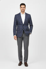 Blue Windowpane Sports Jacket