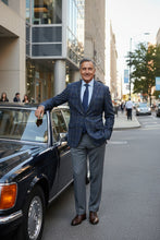 Blue Windowpane Sports Jacket