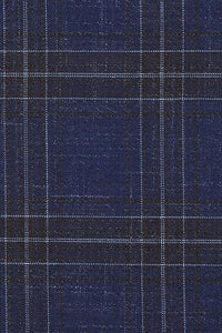 Blue Windowpane Sports Jacket