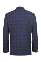 Blue Windowpane Sports Jacket