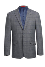Grey Windowpane Sports Jacket
