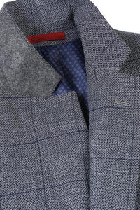 Grey Windowpane Sports Jacket