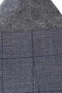 Grey Windowpane Sports Jacket