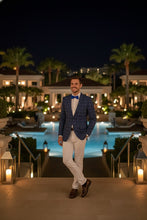 Blue Windowpane Sports Jacket