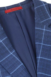 Blue Windowpane Sports Jacket