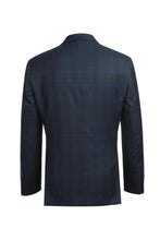 Navy Windowpane Sports Jacket