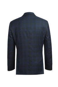 Navy Windowpane Sports Jacket