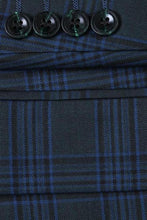 Navy Windowpane Sports Jacket