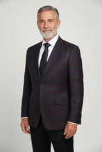 Burgundy Windowpane Sports Jacket