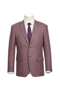 Wine Solid Sports Jacket
