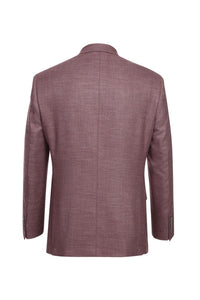Wine Solid Sports Jacket