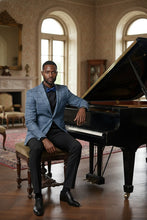 Blue Windowpane Sports Jacket