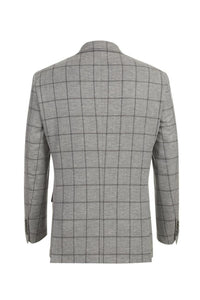 Grey Windowpane Sports Jacket