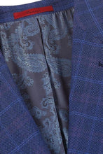 Blue Windowpane Sports Jacket