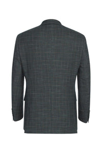 Green Windowpane Sports Jacket