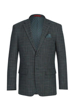 Green Windowpane Sports Jacket
