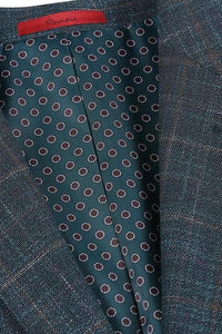 Green Windowpane Sports Jacket