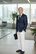 Blue Windowpane Sports Jacket