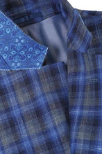 Navy Windowpane Sports Jacket