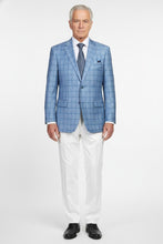 Blue Windowpane Sports Jacket