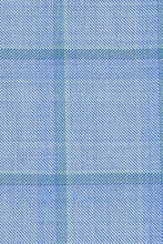 Blue Windowpane Sports Jacket