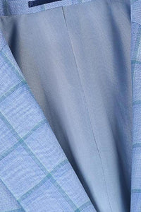Blue Windowpane Sports Jacket