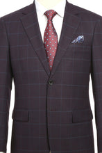 Midnight Blue Windowpane Sports Jacket
