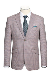 Pink Windowpane Sports Jacket