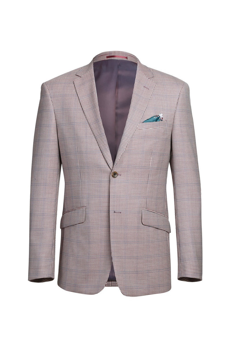 Pink Windowpane Sports Jacket