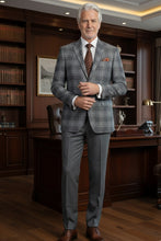 Brown Windowpane Sports Jacket