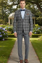 Brown Windowpane Sports Jacket