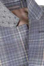 Brown Windowpane Sports Jacket