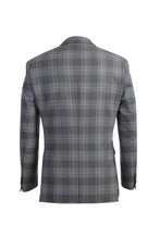 Brown Windowpane Sports Jacket