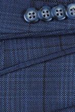 Navy Windowpane Sports Jacket